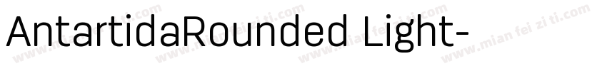 AntartidaRounded Light字体转换